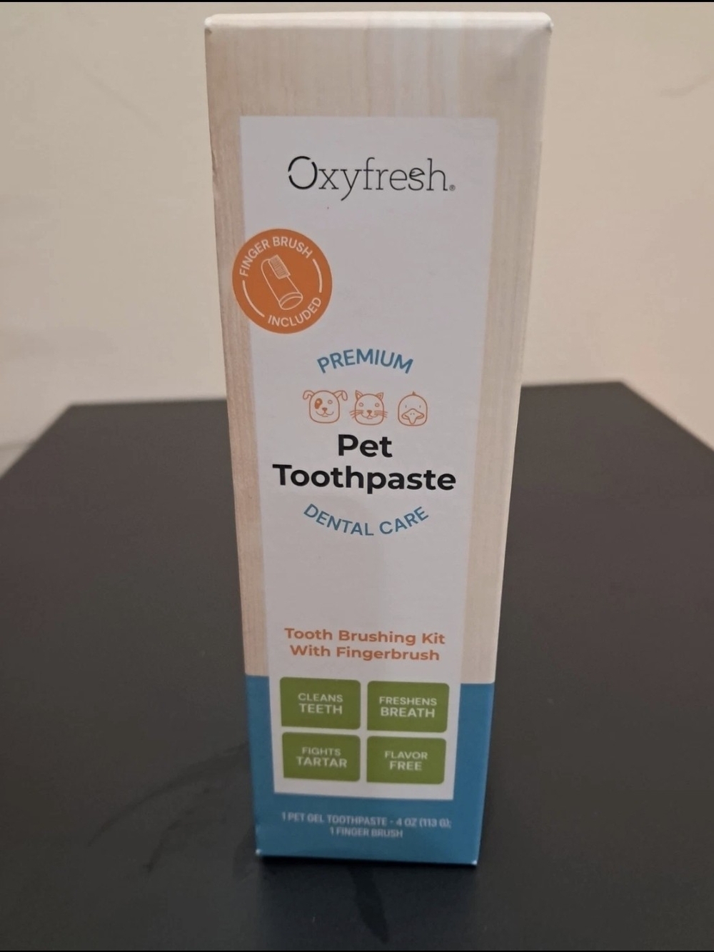 Oxyfresh Premium Cat & Dog Toothpaste - Best Teeth 4 Ounce (Pack of 1), White